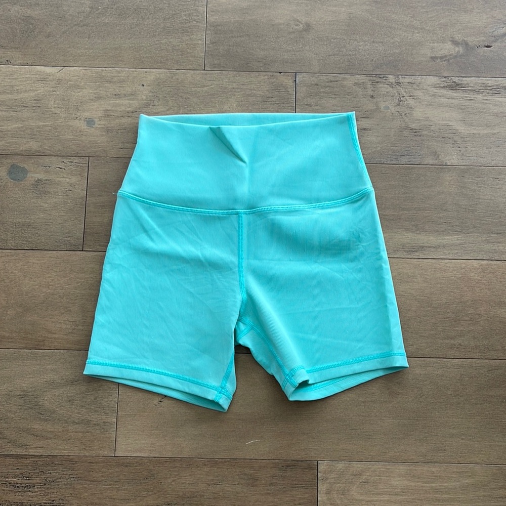 Blue Biker Shorts